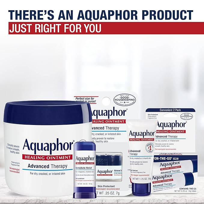 Aquaphor Healing Balm Stick, Skin Protectant with Avocado Oil and Shea Butter, Mothers Day Gifts, 0.65 Oz Stick