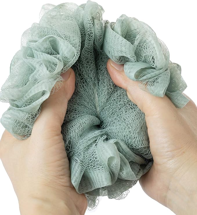Bath Sponges, Shower Loofah for Body Exfoliation(1 pcs, Gray)