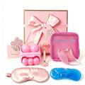Mothers Day Skincare Tool Gifts Set for Her, Women, Daughter, Mom, Teen Girls - Gua Sha & Jade Roller, ice roller for face, Self Care Gifts Set, Eye Mask, with Greeting Card, Girlfriend Birthday Gift