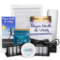 Better Health Company Ionic Foot Bath Detox Machine - Foot Spa Bath for Home Use - Free Regain Health & Vitality Booklet & Brochure - 2 Arrays, 20 Basin Liners, Detox Sea Salt, No Basin