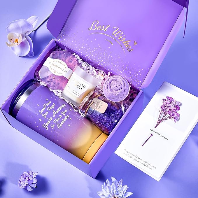 BodyRefresh Mothers Day Gifts for Mom, Birthday Gifts for Women Gift Baskets Self Care Package Gift Set Get Well Soon Gift for Her Happy Birthday Gift Ideas Spa Set for Adult Grandma Wife