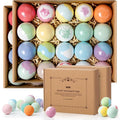 ZenBombs Bath Bombs Set, 40 pcs Natural Shea Butter & Safe Oil Bath Bomb for Skin Moisturizing, Handmade Bubble Bath & Fizzy, Ideal Presents for Women (2 Sets)