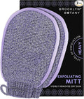 Brooklyn Botany Exfoliating Mitts for Bath and Shower – Heavy Duty Exfoliating Body Scrubber for Massage and Dead Skin Remover for Body – 2 Mitts