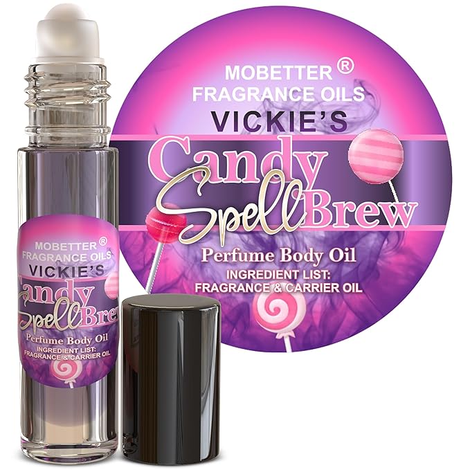 MOBETTER FRAGRANCE OILS Vickies Candy Spell Brew Perfume Women Body Oil 10ml Roll On
