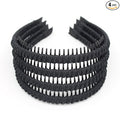 JOBAND Black fashion headbands for women hair accessories short hair head bands non slip thin hair bands(4 color)