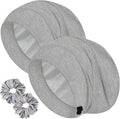 Sleep Cap Bonnet for Sleeping, Adjustable Cooling Ice Silk Lined Hair Bonnets for Natural Curly Braids Beanie Hat Women Men