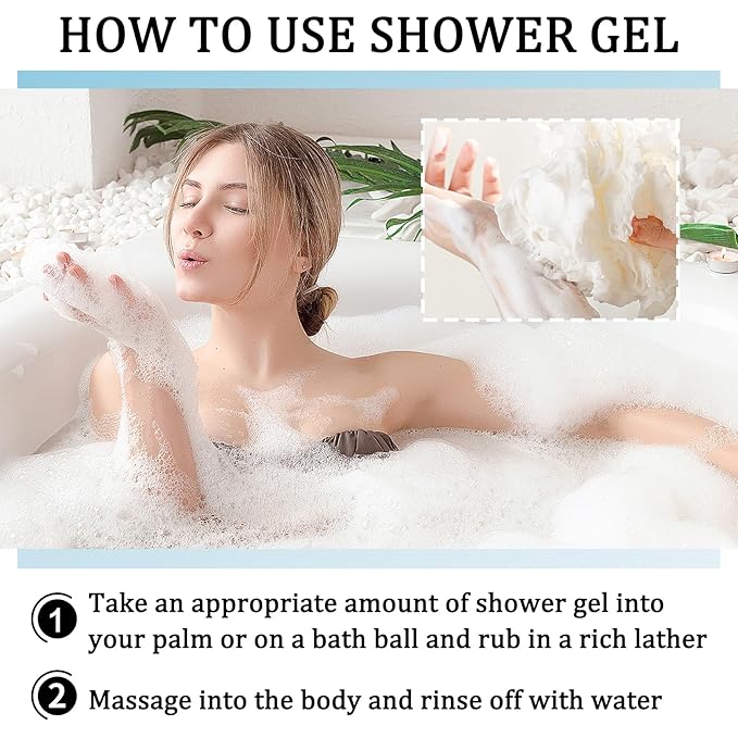 Goat Milk Body Wash,Gentle Silk Soft Foaming Milk Bath,Moisturizing Body Cleanser for All Skin