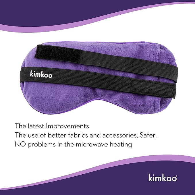 Moist Heat Eye Compress&Microwave Hot Eye Mask for Dry Eyes，Heated Eye Mask Natural and Healthy Therapies