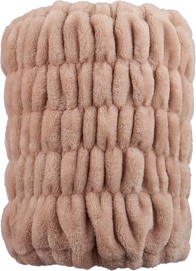 Expressions Extra Wide Spa Headwrap - 1pc Extra Comfort Spa Hair Band, Tan, Microfiber, Hairband, Women - Adult