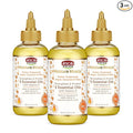 African Pride Moisture Miracle 5 Essential Hair Oils with Vitamin E (Pack of 3) | Moisture, Shine, Protection, and Growth | Argan, Castor, Grapeseed, Coconut, and Olive Oil | 4 oz