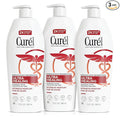 Curel Ultra Healing Intensive Fragrance-Free Lotion For Extra-Dry Skin, Dermatologist Recommended, Ideal for Sensitive Skin, Cruelty Free, Paraben Free, 13 Oz, Pack of 3
