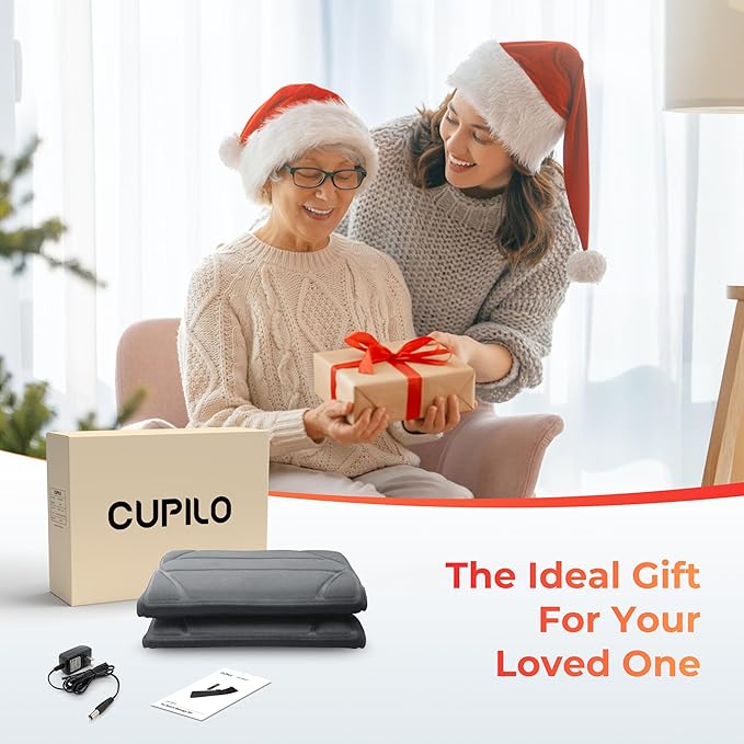 CuPiLo Full Body Massage Mat, Massage Pad with 10 Vibrating Motors for Pain Relief, Back Massager with Heat, Full Body Massage for Back, Lumbar,Leg, Gifts for Men Women, Long 67"