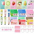 42 PCS Spa Party Supplies for Women,Spa Party Favors, Facial Masks,Under Eye Patches,Hand Cream, Lip mask,Headband,Sleepover Party Favors,Spa Kit Mothers Day Gifts for Women,Baby Shower favors