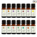 Plant Therapy Top 14 Essential Oil Set, 10 mL (1/3 oz) Bottles of Lavender, Eucalyptus, Peppermint, Orange Sweet, Lemon & More, 100% Pure, Undiluted, for Topical Use & Essential Oil Diffusers