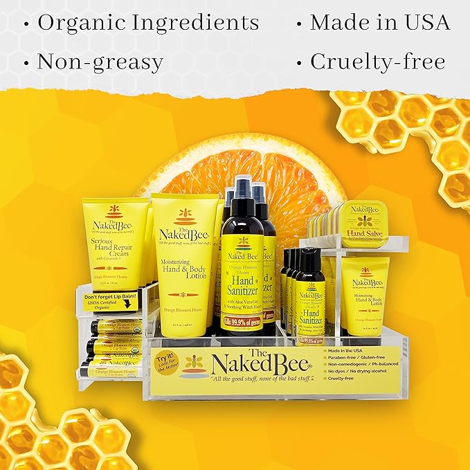 The Naked Bee Grapefruit Blossom Honey with Ceramide 3 Serious Hand Repair Cream Lotion - 2 Pack