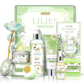 Gifts for Women, Birthday Gifts for Women, Lilies Self Care Set,Christmas Mothers Day Relaxing Spa Basket for Mom, Grandma, Girlfriend, Sister, Friends
