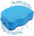 Hot Tub Booster Seat for Adults, Weighted 5" Extra Thick Spa Cushion, 4+ lbs Core Stays Submerged No Floating, 3D Air Mesh Quick Dry, Non-Slip Seat Riser for Jacuzzi, Bathtub & Outdoor Spa(Blue)