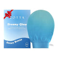 LOTTA Dreamy-Glow Deep Exfoliating Glove - Vegan Dead Skin Removal Body Scrub Mitt Bath Washcloth for Women Shower Exfoliation (Ocean Breeze)