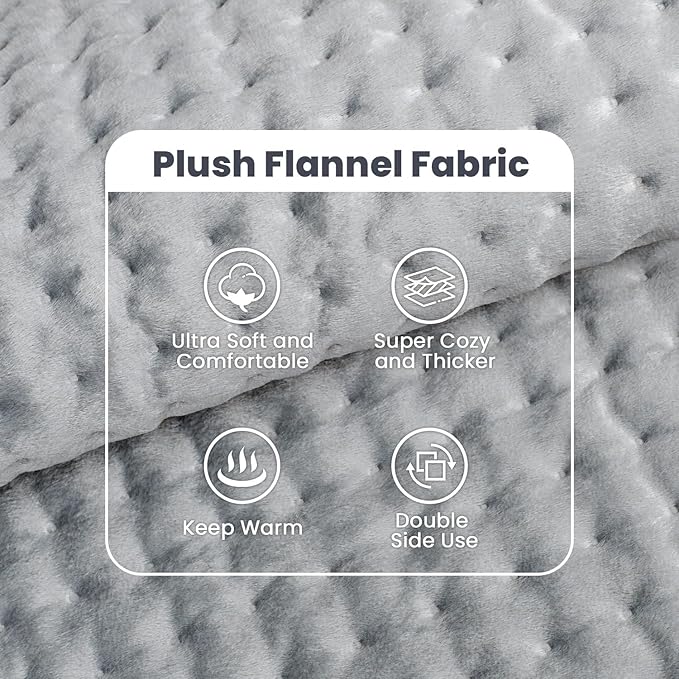 Heating Pad - Electric Heating Pad for Back Pain and Cramps Relief, Moist Heat Pad for Shoulder, Knee, Neck, 6 Heat Settings & Auto Shut Off and Machine Washable, 33" x 17"