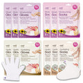 Epielle Hydrating & Moisturizing Hand & Foot Masks, Relieve and Soften Dry, Rough Skin, Self Care Gifts for Women, Spa Kit, Mothers Day Gifts, 6 Moisturizing Gloves & 6 Moisturizing Socks