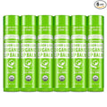 Dr. Bronner’s Organic Lip Balm 6-Pack (.15oz) Natural, Moisturizinging, Petroleum-Free Lip Balm with Beeswax & Avocado Oil for Dry Lips, Men & Women - Lemon Lime