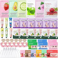 Spa Party Supplies for Women, Spa Party Favors,Facial Masks,Foot Mask,Under Eye Patches,Hand Mask,Hand Cream,Lip mask,Spa Day Kit,Birthday Mothers Day Gifts for Women Sleepover,Baby Shower favors