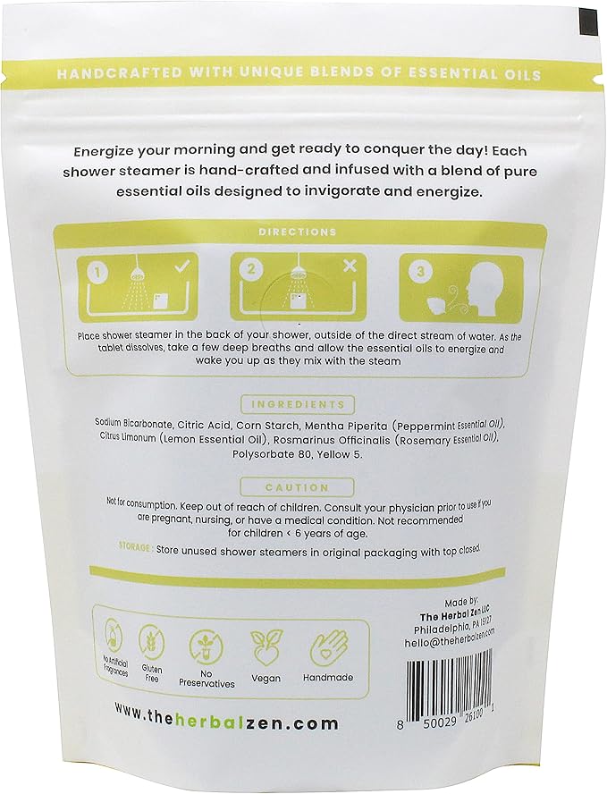 Aromatherapy Shower Steamer Gift Set - USA Made Mothers Day Gift for Mom - Shower Bomb Tablets Made with Soothing Natural Essential Oils - Relaxation Gift for Women and Men