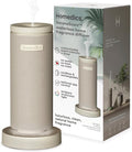 Homedics SereneScent Mini Fabric Rechargeable Waterless Diffuser, Cordless Aromatherapy Device, Use with SereneScent Oil 15ml (Sold Separately), Adjustable Mist Intensity & Ambient Light, Beige