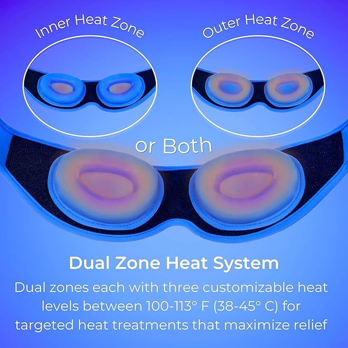 Blinkjoy Rechargeable Heated Eye Mask for Dry Eyes – Cordless Warm Compress for MGD, Styes & Eye Strain – Optometrist Recommended for Dry Eye Relief