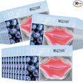 30PCS Moisturizing Lip Mask - Lip Patches for Spa Daily Labial Masks Skincare Hydrating to Reduce Wrinkles Dryness Anti-wrinkle Lightens, Blueberry
