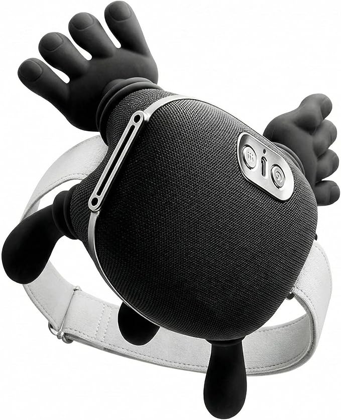 Portable Finger Pressure Neck and Back Massager with Heated Massage Tool, Electric deep Tissue 4D kneading Massage, simulating Human Relaxation and Muscle Pressure Relief