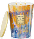 M&SENSE Large 3-Wick Ocean Scented Soy Candle, 35oz 150 Hours Non-Toxic, Fresh Spring Spa Home Fragrance, Decorative Relaxing Candle for Home Decor