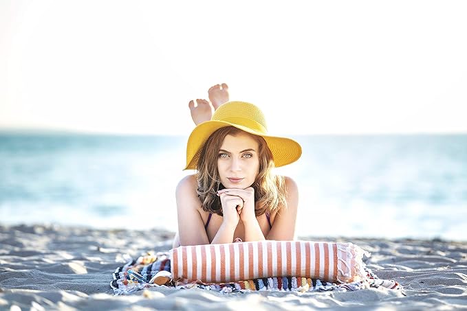 Beach Towel 100% Cotton Turkish Beach Towel Adult 38x70 Inch Pre-washed Absorbent Extra Large|Sand Free Quick Dry BathTowels|Lightweight Blanket|Travel Cruise Camping Spa Gym Yoga Towel|Lilac Breeze