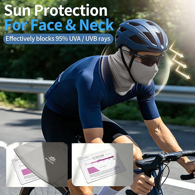 Balaclava Face Mask Sun UV Protection Breathable Full Head Mask for Men Women Skiing Cycling