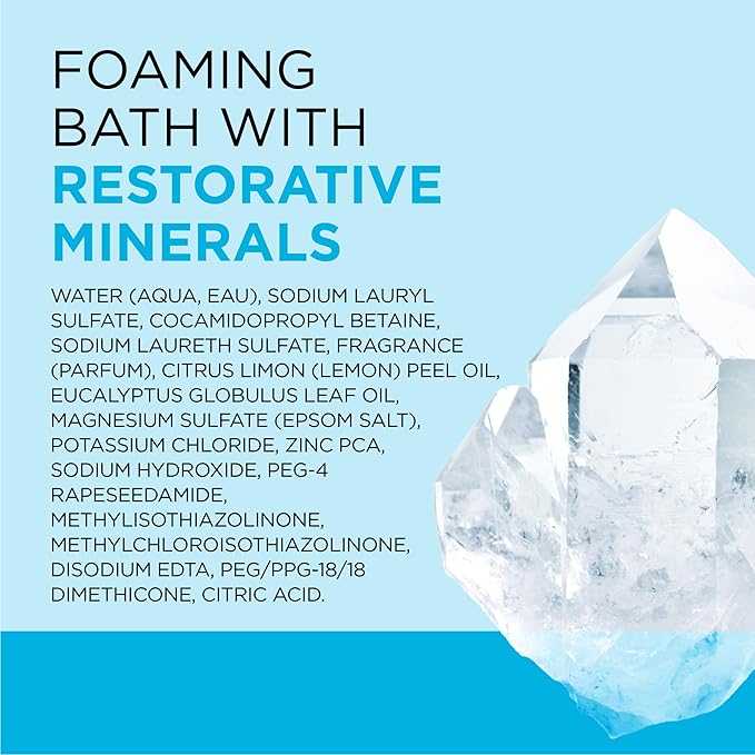 Dr Teal's Foaming Bath with Pure Epsom Salt, Restorative Minerals with Magnesium, Potassium, Zinc & Essential Oils, 62.5 fl oz