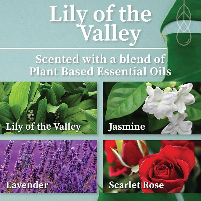 Hemlock Park Lily of the Valley Apothecary Hand-Poured Scented Candle | Crackling Wood Wick, Botanical Fragrance & Coconut Wax | Up to 90 Hour Burn Time | 16 oz