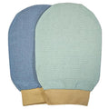 Exfoliating Gloves Glove for Shower,Exfoliating Mitt Mit Body Scrubber,2 Pcs Shower Gloves Exfoliating for Women,Green and Blue