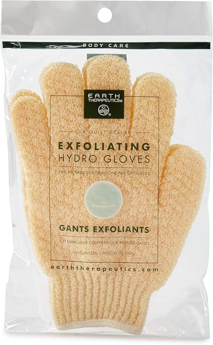Earth Therapeutics Exfoliating Hydro Gloves - Natural
