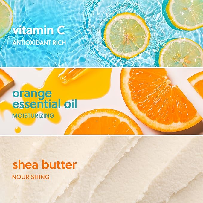 Tree Hut Vitamin C Brightening Bath Soak, Bath Salt with Orange Essental Oils & Shea Butter 16 Oz