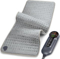 Heating Pad - Electric Heating Pad for Back Pain and Cramps Relief, Moist Heat Pad for Shoulder, Knee, Neck, 6 Heat Settings & Auto Shut Off and Machine Washable, 24" x 12"