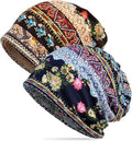 Women's Summer Beanie for Men Hat Boho Hats Adult Dwarf Hats Chemo Cap Cancer Headwear Caps Baggy Skull Sleep Cap Nightcap