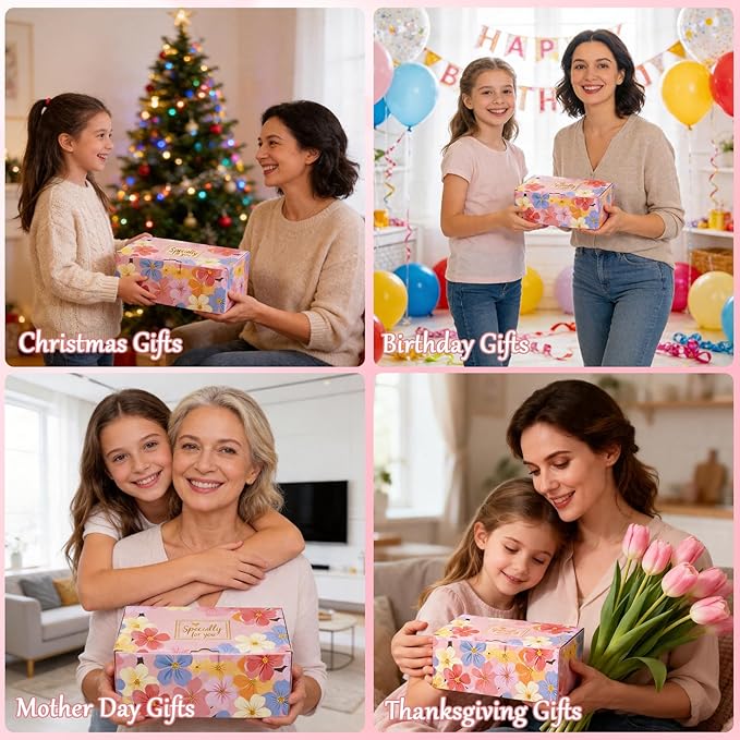 Ithmahco Mothers Day Birthday Gifts Basket for Mom from Daughter Son, Mom Gifts for Mothers Day, Birthday Gift Baskets for Mother Mama, Moms Gift Sets, Sentimental Mother's Days Presents for Moms