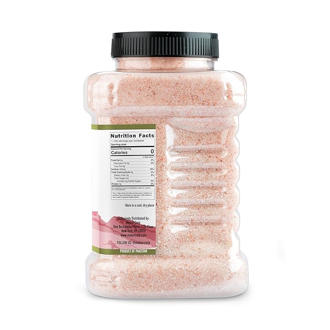 Good Tierra Himalayan Pink Salt in Jar - Extra-Fine Grain - 5 lb. (4 Pack)