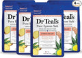 Dr Teal's Pure Epsom Salt Stress Relief with Ginseng & Ginger Essential Oils, 3 lbs (Pack of 4)