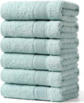 Aibaser Hand Towels-16x30inch - Lightweight and Highly Absorbent Hand Towels for Bathroom, Travel, Gym, Shower and Spa (Blue)