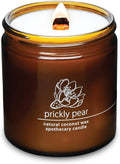 Hemlock Park Desert Prickly Pear Apothecary Hand-Poured Scented Candle | Crackling Wood Wick, Botanical Fragrance & Coconut Wax | Up to 90 Hour Burn Time | 16 oz