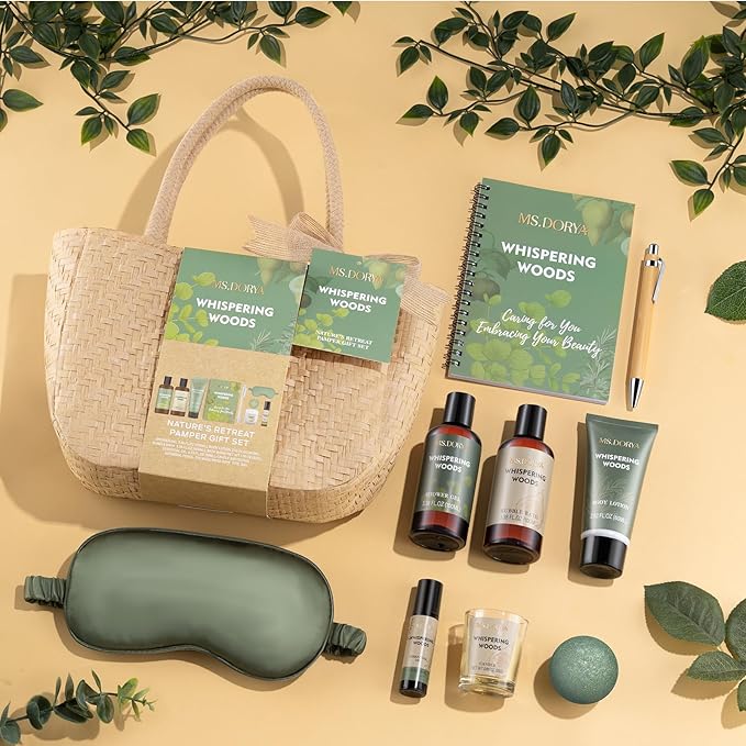 Mothers Day Gift Baskets for Mom Spa Kit for Women 10 Pcs Birthday Gifts Set Home Skin Care Sets for Her Anniversary Mother's Day Gifts for Women Wife Girlfriend Grandma Sister