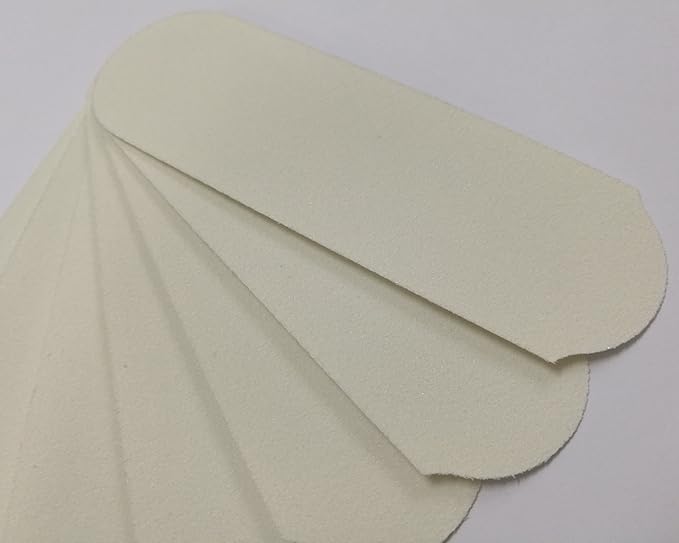 120 GRIT Stainless Steel Pedicure File Refill Pads, 60 Count (120 GRIT White)