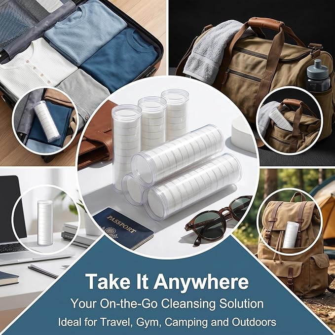 Disposable Face Towel, Portable Compressed Towel hot face towel hot towel,It can be paired with the following hot towel machine ASIN: B0GR3Z1BYS (80PCS)