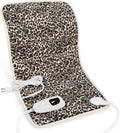 Deepsoon Heating Pad,Electric Heating Pads for Back,Neck,Moist Heating Pad for Abdomen Shoulder Knee Legs,Dry/Moist Heat&Auto Shut Off,Mother's Day Birthday for Men and Women,Leopard Print,24x12 Inch